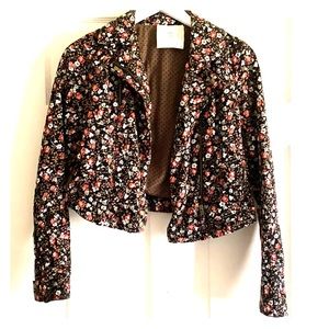 Floral warm jacket